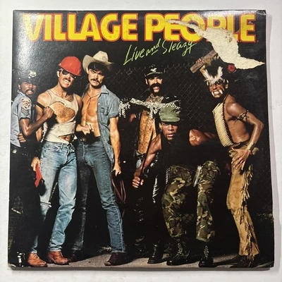 VILLAGE PEOPLE - LIVE AND SLEAZY 2 X VINYL LP RECORD 1979 NBLP 7183 - Image 1 of 4