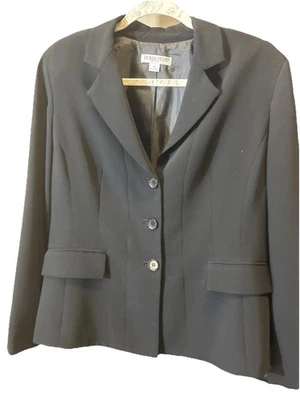 Pendleton Blazer Jacket 3 Button Closure Color Black Size 10 - Image 1 of 4