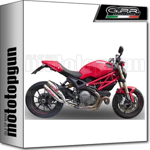 GPR 2 EXHAUST HOM DEEPTONE STAINLESS STEEL DUCATI MONSTER 1100 EVO 2011 11 - Picture 1 of 3