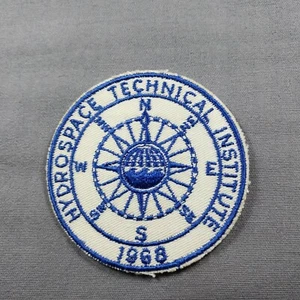 US Army ROTC Hydrospace Technical Military Institute Shoulder 3" Round Patch - Picture 1 of 2