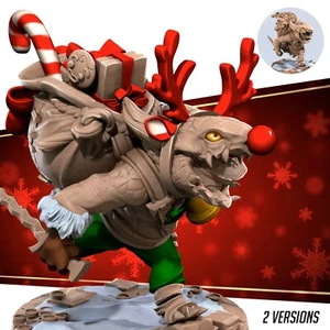 Kobold Rogue - Christmas Version - Bite the Bullet - Fantasy D&D Miniature - Picture 1 of 4