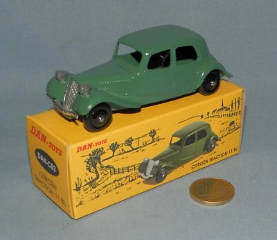 Dan-Toys 1/43 réf C03 : Citroën Traction 11 BL (Prototype Dinky France) - Photo 1/4