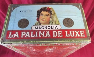 Vintage LaPalina 15 Cent Cigar Box Deluxe Congress Cigar New York MAGNOLIA - Picture 1 of 9