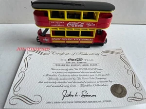 MATCHBOX COLLECTIBLES YYM37797 - COCA COLA COLLECTION - TRAMCAR PRESTON 1920 - Picture 1 of 10