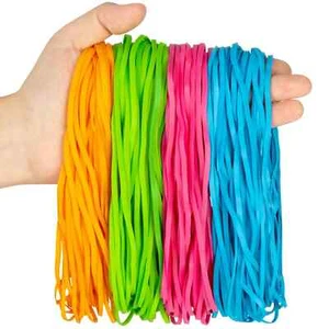 120PCS Elastici Grandi, 7" Fasce Elastiche Multicolore, Resistenti, Extra Lar... - Foto 1 di 4