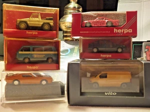 Herpa Pralinè 1:87 H0 Mercedes VW Porsche NUOVI/scatola 6 modelli - Imagen 1 de 6