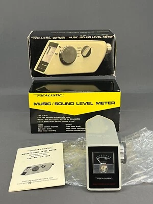 NOS/NEW Radio Shack Realistic Sound Level Meter No 33-1028 in Box, 1970s (1E) - Image 1 of 4