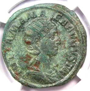 Roman Julia Mamaea AE Sestertius Coin 222-235 AD - Certified NGC MS (UNC) - Picture 1 of 6