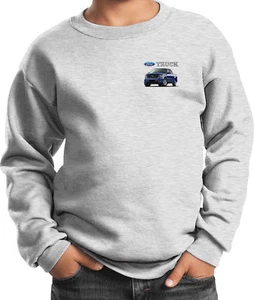 Kids Ford F-150 Truck Sweatshirt Pocket Print - Picture 1 of 7