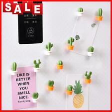 6pcs Mini Sticker Magnetic Plant Potted Home Wall Living Room Decoration