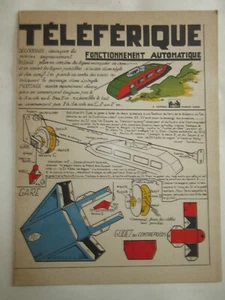 LOT 3 DECOUPAGES A PLIER ET MONTER; TELEFERIQUE/WAGONNET/POUPEE GUY - Picture 1 of 6