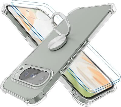 SBOX Magnetic Ring Case for Google Pixel 10 9A 9 Pro XL Shockproof Clear Phone Cover