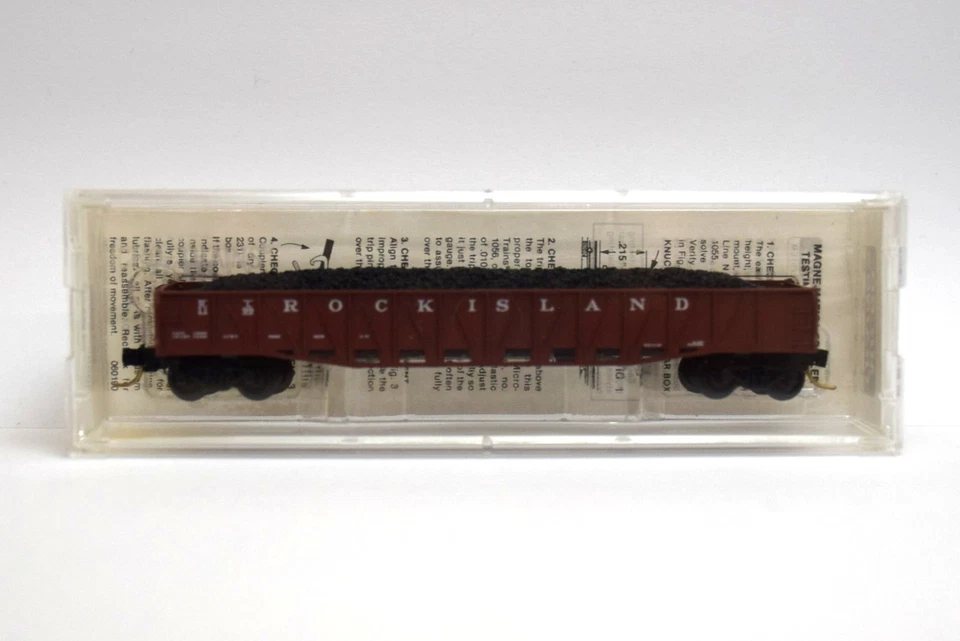 N Scale MTL 62040 Rock Island 50' Gondola With Load 1199 C18310