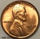 1938 S Lincoln cent blé bronze penny gemme bu non circulé