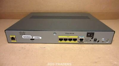 Cisco C881W Wireless VPN Integrated Services Router 4-Port EXCL PSU & ANTENNAS - Bild 1 von 3