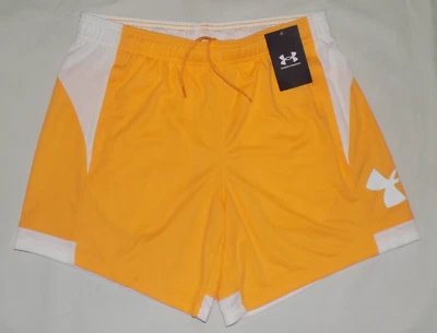 Pantalones Cortos Under Armour Para Mujer UA Baseline 6" Calce Suelto Brillante Amarillo M Nuevos Foto 1 de 4