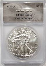 2017-P American Silver Eagle ANACS MS 69