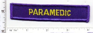 New York State PARAMEDIC Blue Rocker Panel for Blue EMT Patch 1990's Issue - Bild 1 von 1