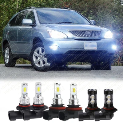 Faros antiniebla LED blanco frío para Lexus RX350 RX400h RX450h 2006-2015 Foto 1 de 4