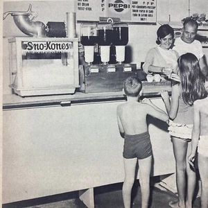 Artículo de piscina de colección 1968 raro Sno Kone Pepsi J.C. Evans medalla de oro Ohio - Imagen 1 de 5