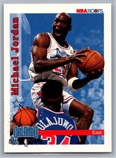 1992-93 NBA Hoops - #298 Michael Jordan All-Star - HOF NM-MT *TEXCARDS*