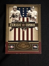 2005 Donruss Classics Classic Combos Bronze #6 Joe Montana/John Elway /500 