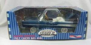 Vintage Chevy 1957 Bel Air Model in Box Gearbox 1997 Pedal Car Blue Money Box - Picture 1 of 6