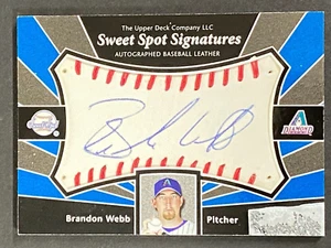 Brandon Webb 2004 Upper Deck Sweet Spot Signatures #SS-BW Auto - Picture 1 of 10