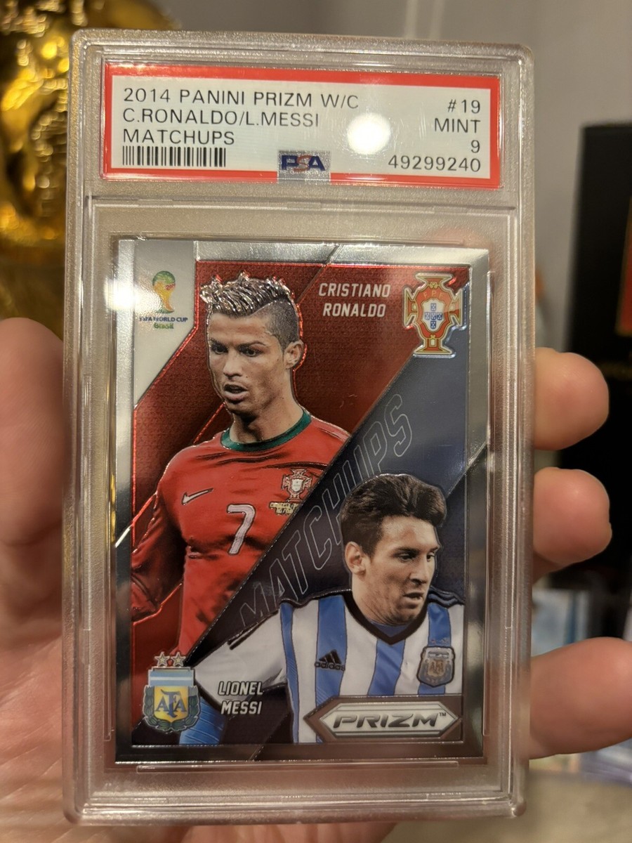 2014 Panini Prizm World Cup Cristiano Ronaldo Lionel Messi