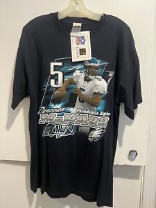 2000s Donovan McNabb #5 Black T-Shirt Men’s Large NWT Philadelphia Eagles NFL