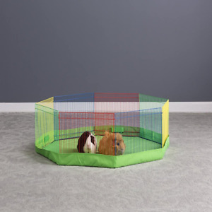 Pet Products Multi-Color 8-Panel Small Animal Pet Playpen
