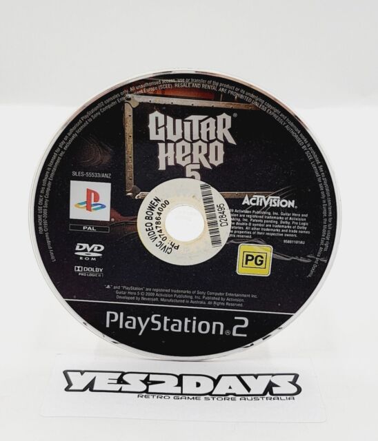 Jogo Guitar Hero Anime Hero 5 ps2