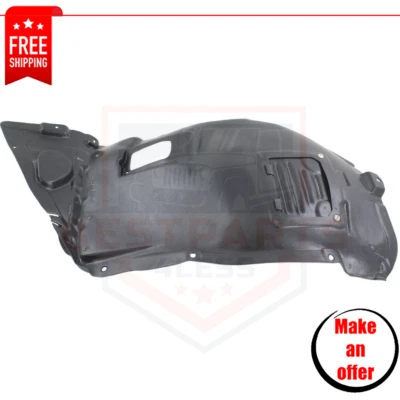 Front Fender Liner 51717172499 plastic left side for 2009-2011 BMW 323i Base Foto 1 de 4