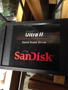 SanDisk Ultra II 500GB..SDSSDHII-500G 2.5 in SATA III Solid State Drive.TESTED - Afbeelding 1 van 5