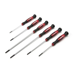 Steelman 6 Piece Long Phillips and Flat Head Precision Screwdriver Set 41776 - Picture 1 of 9