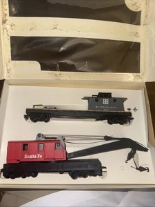 TYCO VTG HO SCALE SANTA FE ADJUSTABLE CRANE 932 MAINTENANCE CAR EX COND L@@K! - Picture 1 of 5