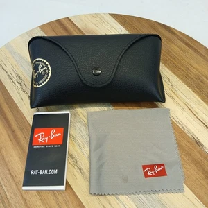AUTHENTIC RAY BAN SLIM CASE CLOTH AND BROCHURE - Picture 1 of 15