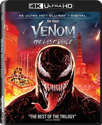 Venom: The Last Dance [New 4K UHD Blu-ray] With Blu-Ray, 4K Mastering, Digital - Image 1 of 2