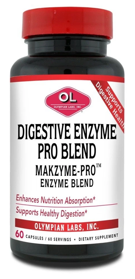 Olympian Labs Digestive Enzyme Pro Blend 60 cápsulas Foto 1 de 1