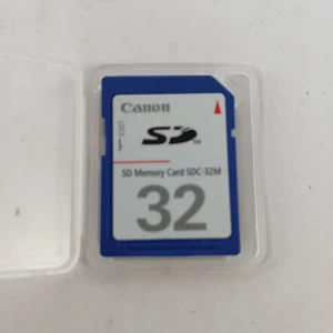 Canon Genuine 32MB MEGABYTE SDC-32M SD Camera Memory Card With Case - Picture 1 of 3