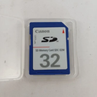 Canon Genuine 32MB MEGABYTE SDC-32M SD Camera Memory Card With Case - Image 1 of 3
