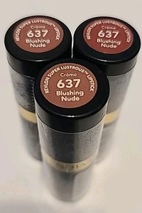 3x Revlon Super Lustrous Lipstick - Creme - 637 Blushing Nude - Picture 1 of 1