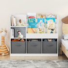 Kids Bookshelf Bookcase Display Stand Toy Storage Organizer with 3 Drawers
