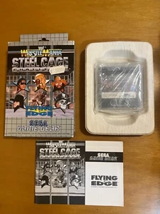 WRESTLEMANIA STEEL CAGE CHALLENGE SEGA GAME GEAR COMPLETO 100% OTTIMO - Foto 1 di 2