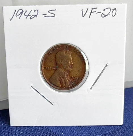 1942-S  Lincoln Bronze Wheat Penny Cover