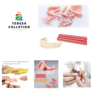 Kit de reparación de dientes faltantes - Piezas de dentadura hágalo usted mismo para hacer los dientes falsos temporales... - Imagen 1 de 6