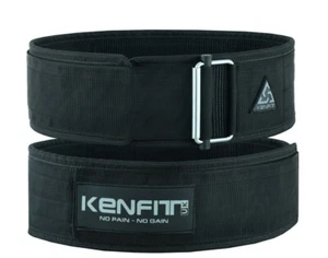 Gewichtheben Fitness Gürtel Nylon 4" selbstverriegelnd Unisex Rückenstütze lange Hose - Bild 1 von 9