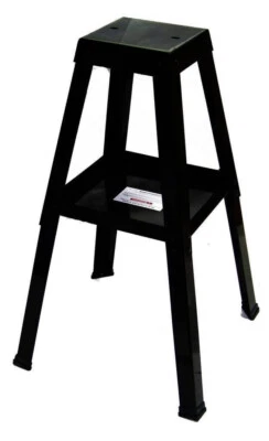 Bench Grinder Stand Multi Hole Top Base With Tool Tray Steel Work Bench Buffer - Image 1 of 2