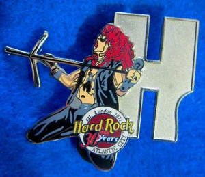 ATLANTIC CITY STEVEN TYLER AEROSMITH MUSICIAN LETTER SERIES Hard Rock Cafe PIN - Picture 1 of 1