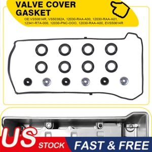 Fit Honda Accord 2.4L L4 2354cc 144cid 2003-2012 Engine Valve Cover Gasket Set - Picture 1 of 8